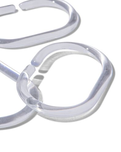 12er-Pack Duschvorhangringe - 80300005 - HEMA