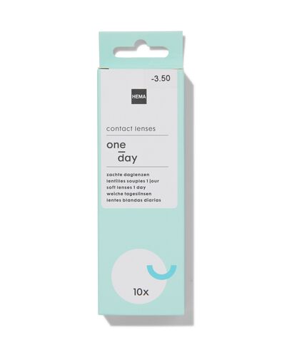 10er-Pack weiche Tageslinsen, -3.50 - 11973250 - HEMA
