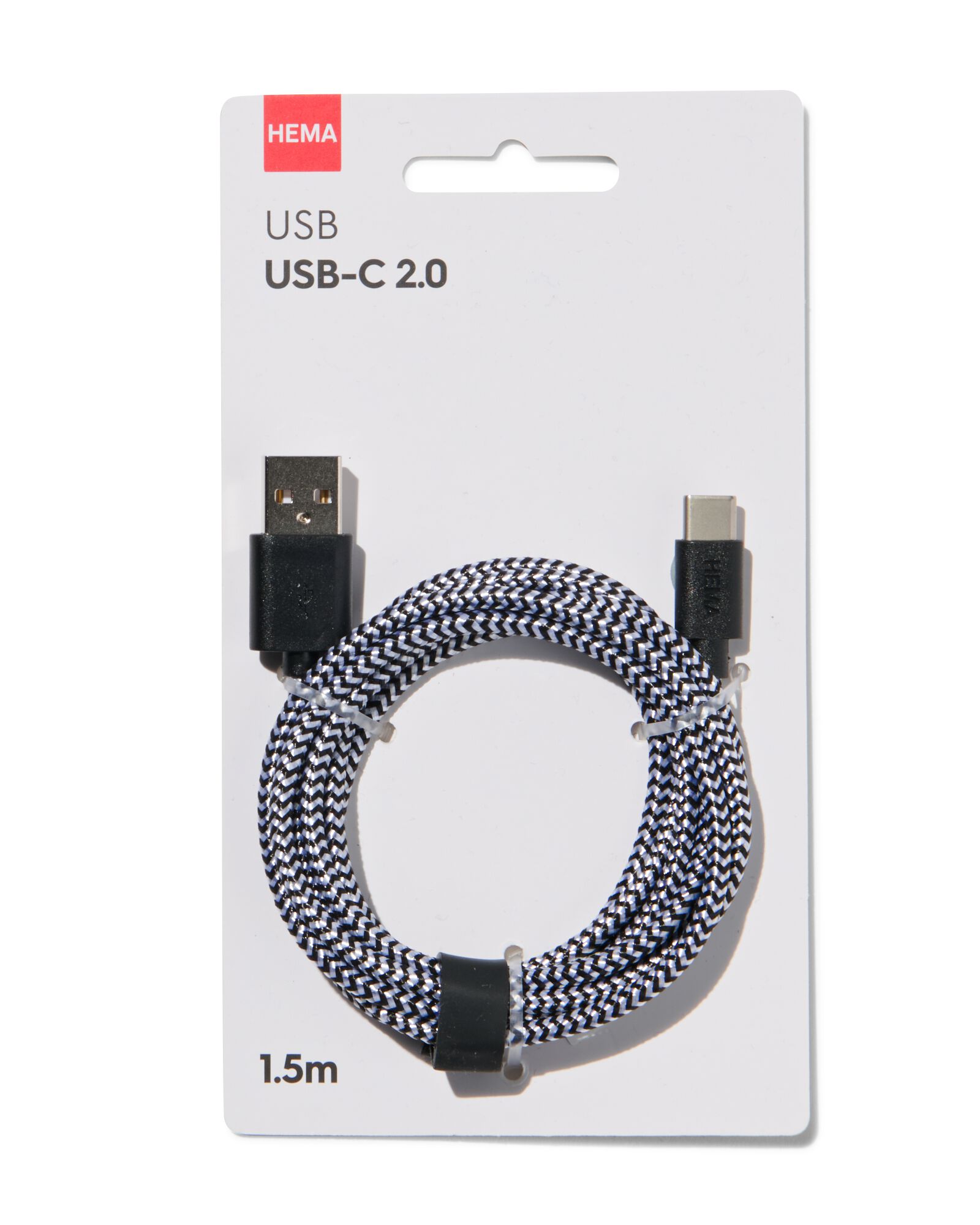 c&acirc;ble chargeur USB vers USB-C 1,5m - 39630175 - HEMA