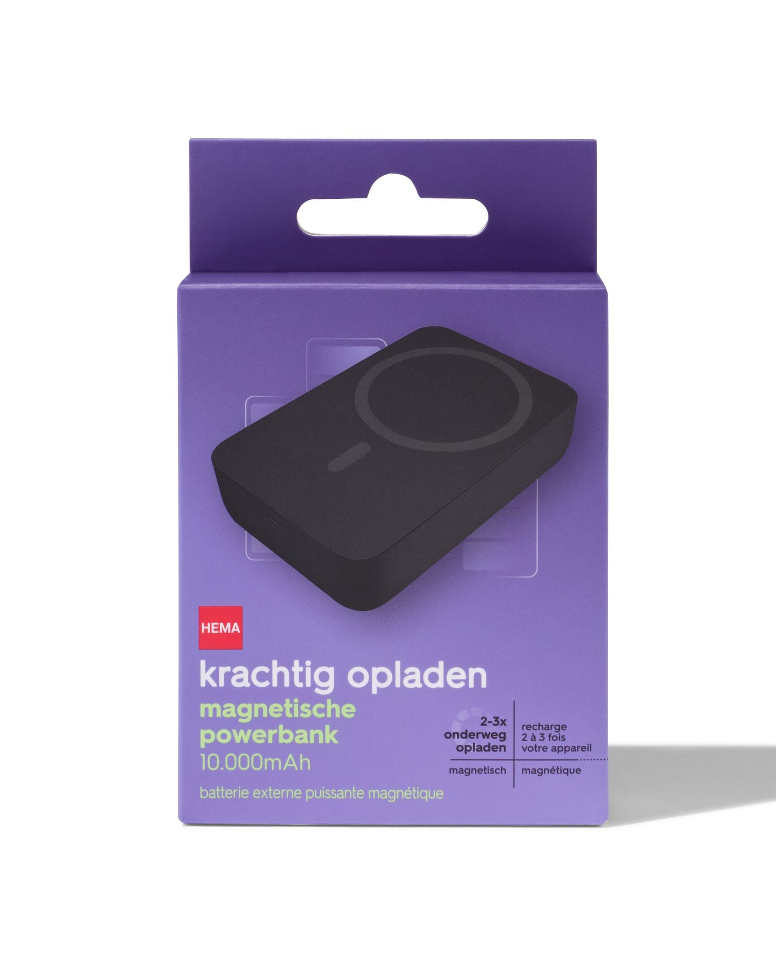 batterie externe magn&eacute;tique 10 000 mAh - 39510006 - HEMA