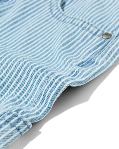 kindershort regular fit strepen blauw blauw - 30721104BLUE - HEMA