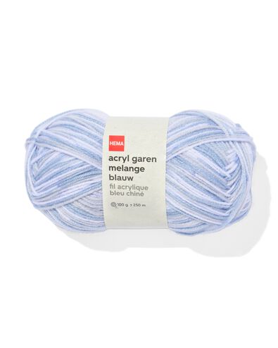 fil acrylique bleu chin&eacute; 100g 250m - 60760010 - HEMA