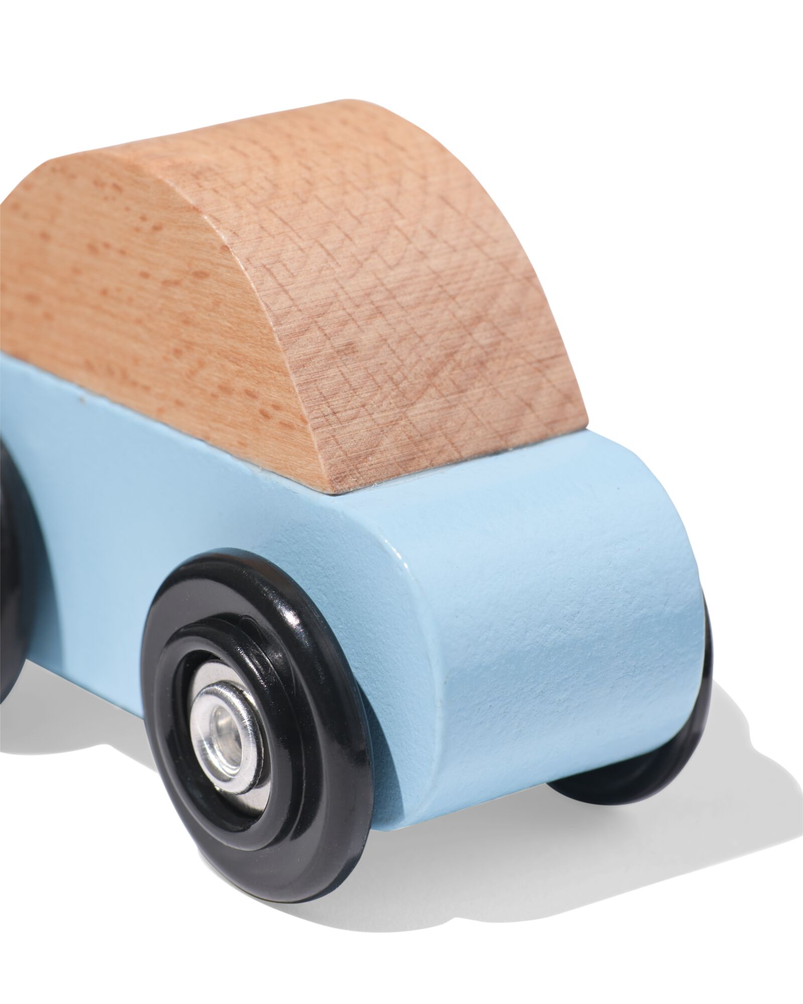 auto 6.5x4x3cm hout - 15100366 - HEMA