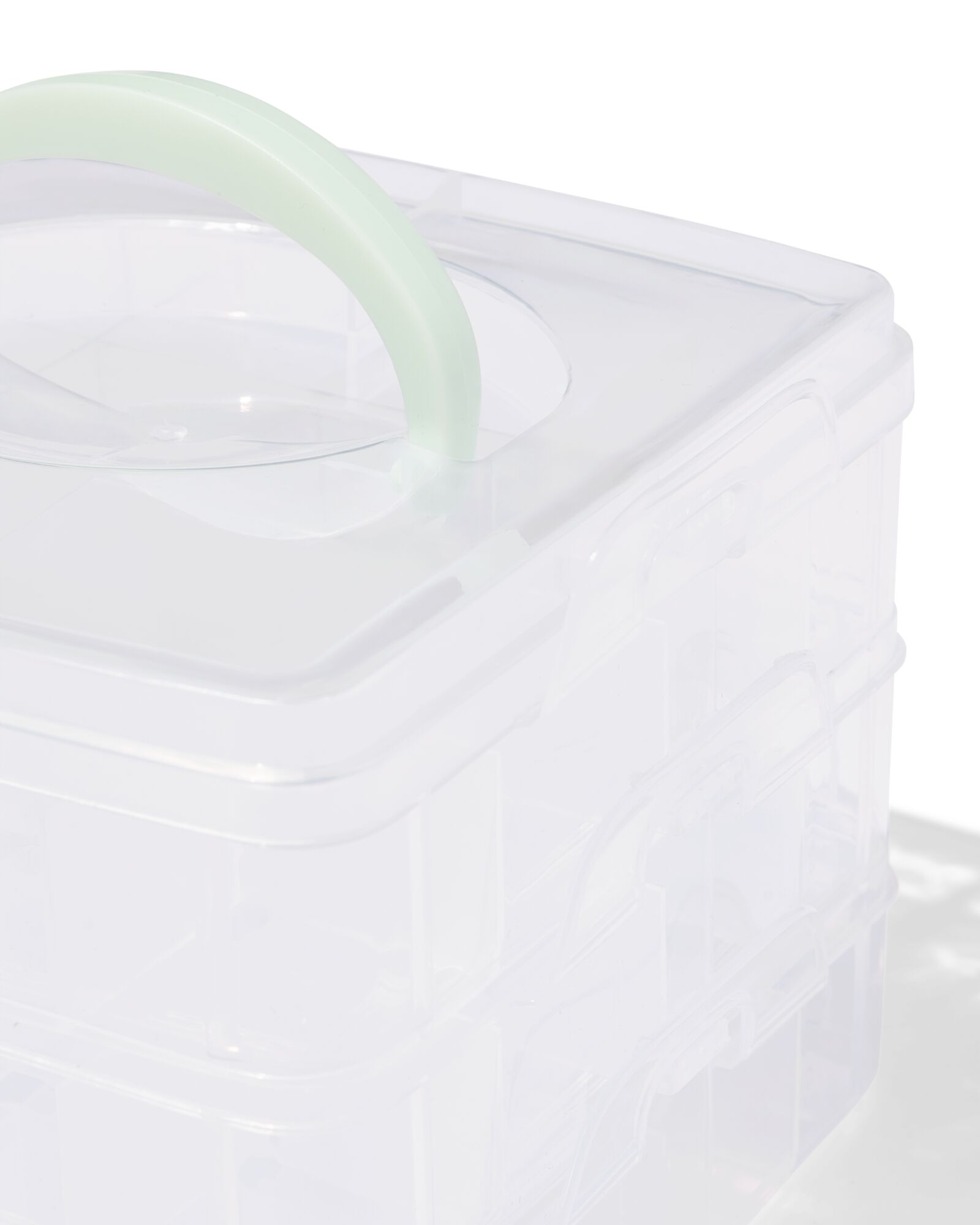 bo&icirc;te de rangement pour perles empilable - 3 pi&egrave;ces - 15900530 - HEMA