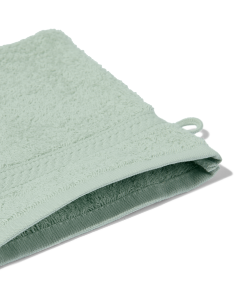 gant de toilette - qualité épaisse - vert poudré vert clair gant de toilette - 5210078 - HEMA