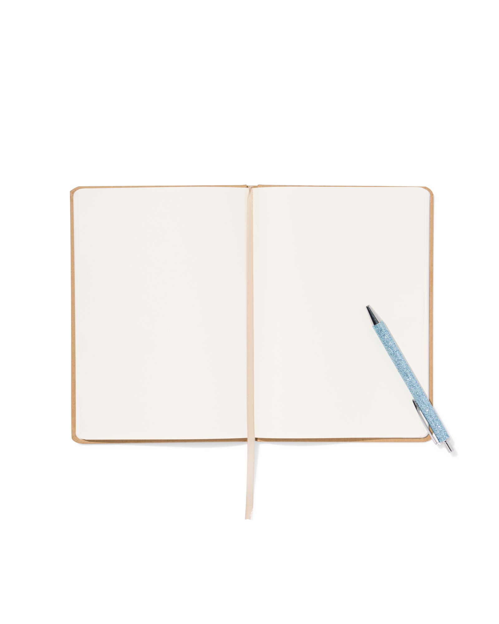 carnet A5 blanc kraft - 14120133 - HEMA