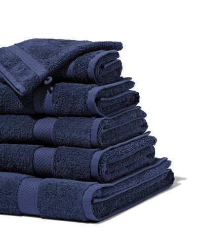 serviette de bain 70x140 qualité épaisse bleu nuit bleu nuit serviette 70 x 140 - 5250392 - HEMA