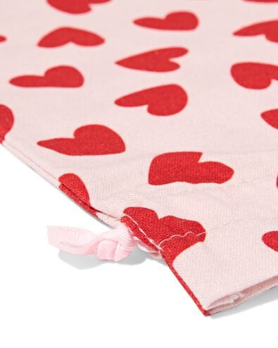 cadeauzakje M stof hart - 14700598 - HEMA