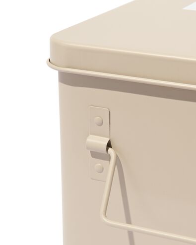 medicijnbox mat zand 18x31.5x21 - 80330121 - HEMA