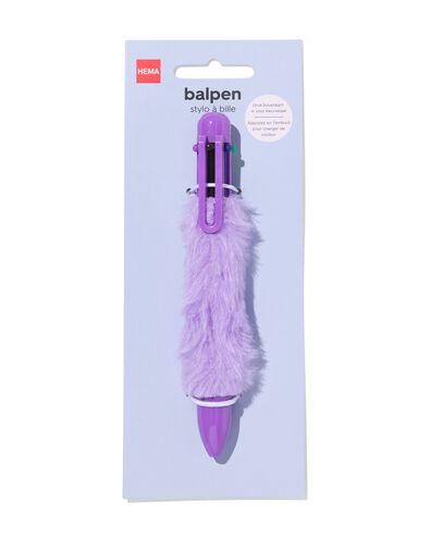 6-kleuren pen harig - 14400488 - HEMA