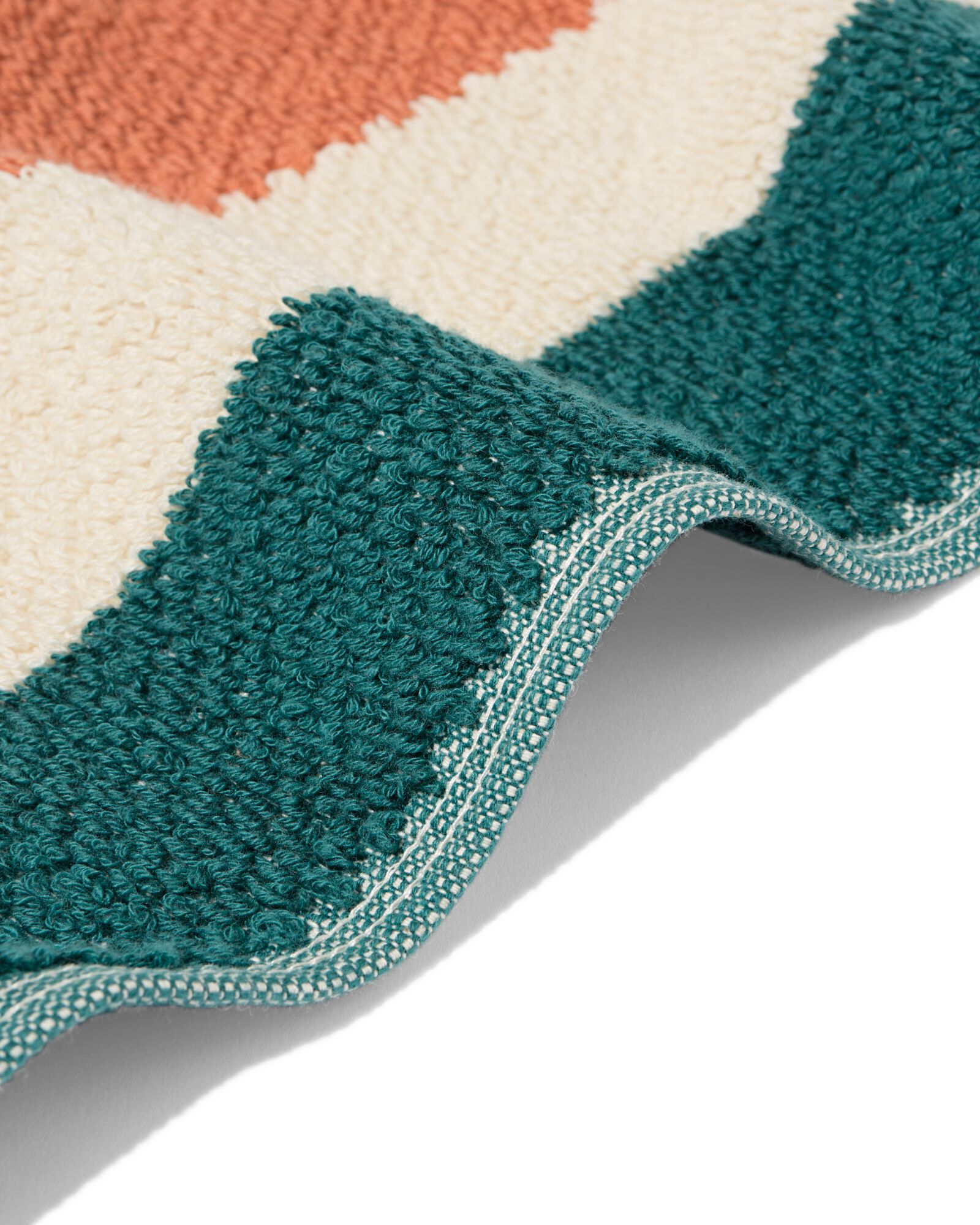 serviette de bain 2&egrave;me vie coton recycl&eacute; multi - 2000000383 - HEMA