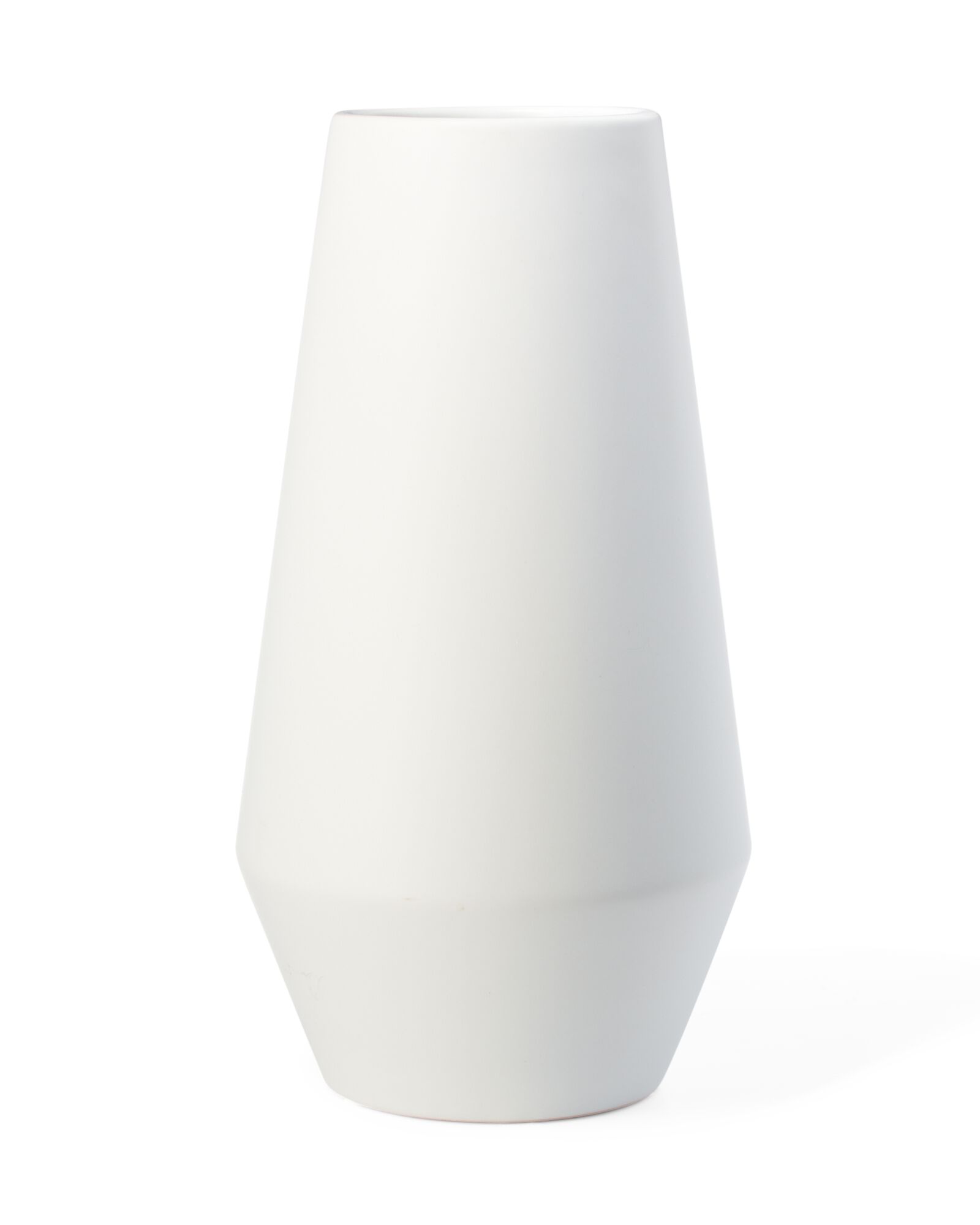 vase faïence Ø8.5x31 blanc - 13323067 - HEMA