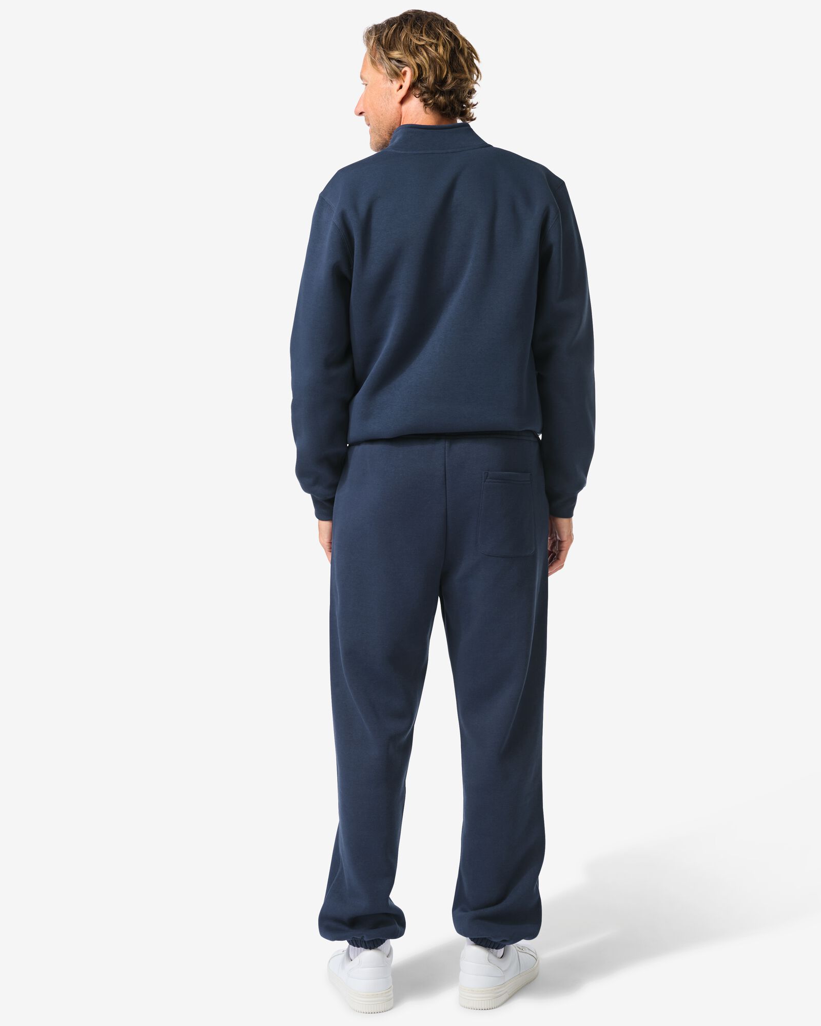 heren sweatbroek Carlson donkerblauw donkerblauw - 2101220DARKBLUE - HEMA