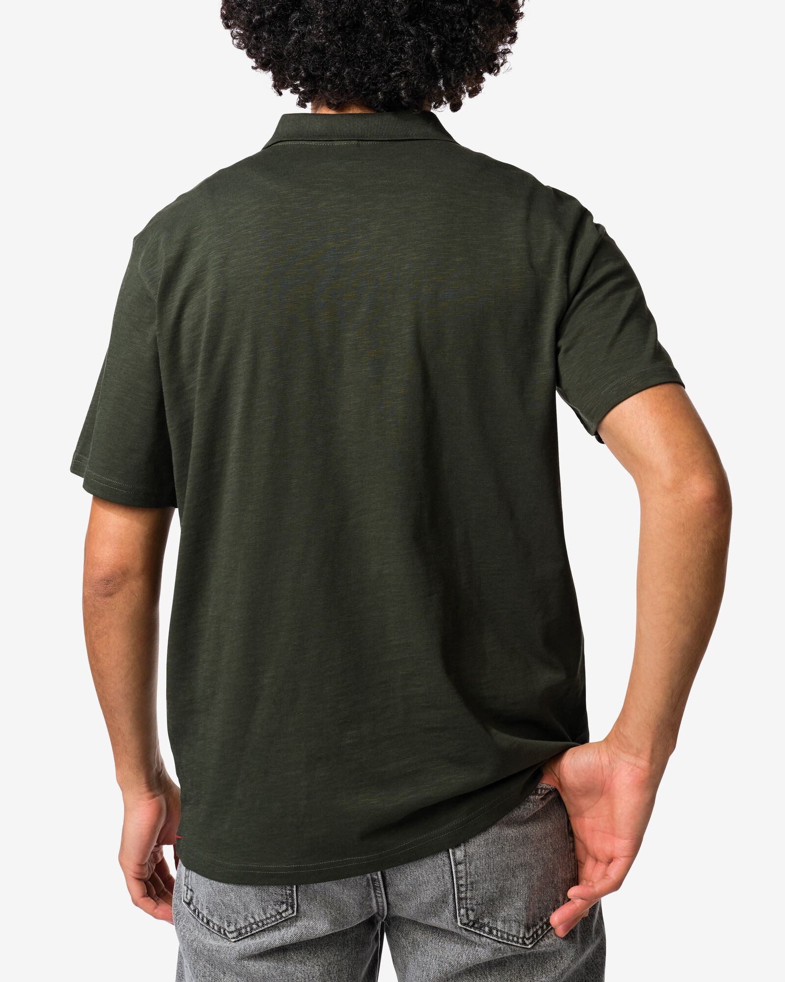 Herrenpolo Jack, Slub dunkelgr&uuml;n dunkelgr&uuml;n - 2179110DARKGREEN - HEMA