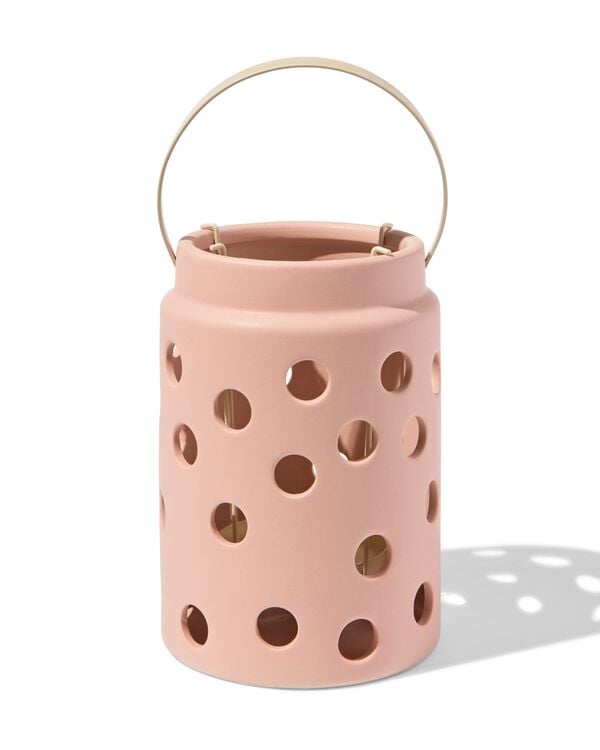 lanterne ⌀13x19cm terracotta - 41800216 - HEMA