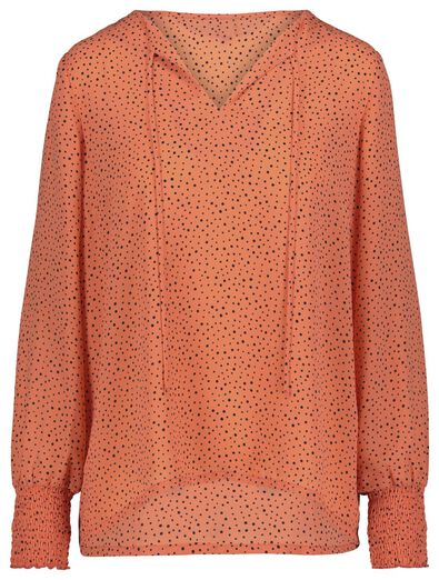 Damen-Shirt korallfarben korallfarben - 1000019422 - HEMA