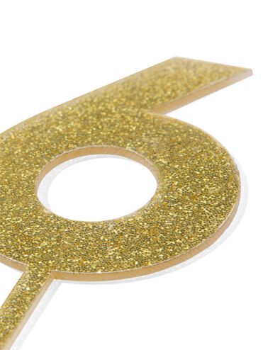 D&eacute;coration de g&acirc;teau r&eacute;utilisable chiffre 6 - 14240185 - HEMA