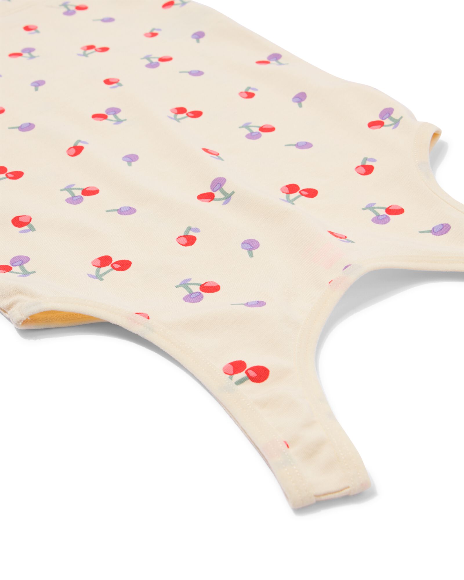 kinderhemden stretch katoen kersen - 2 stuks blauw blauw - 19300240BLUE - HEMA