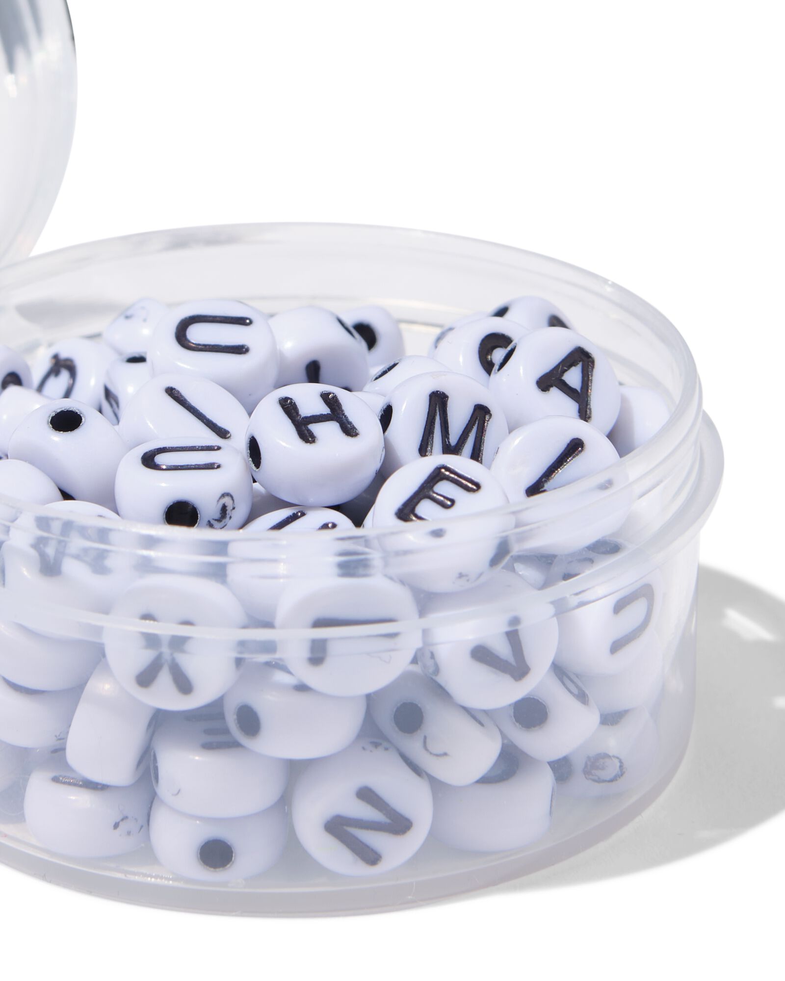 doosje kralen rond letters - 15900555 - HEMA