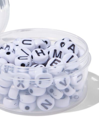 doosje kralen rond letters - 15900555 - HEMA