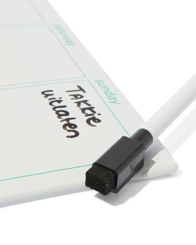 magnetisch whiteboard 30x60 weekplanner - 14870041 - HEMA
