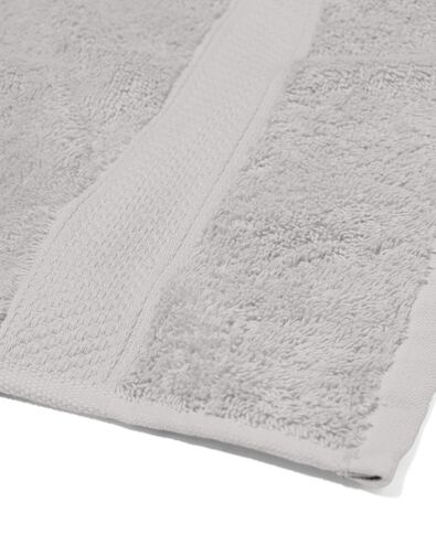baddoek zware kwaliteit 50 x 100 - licht grijs lichtgrijs handdoek 50 x 100 - 5240203 - HEMA