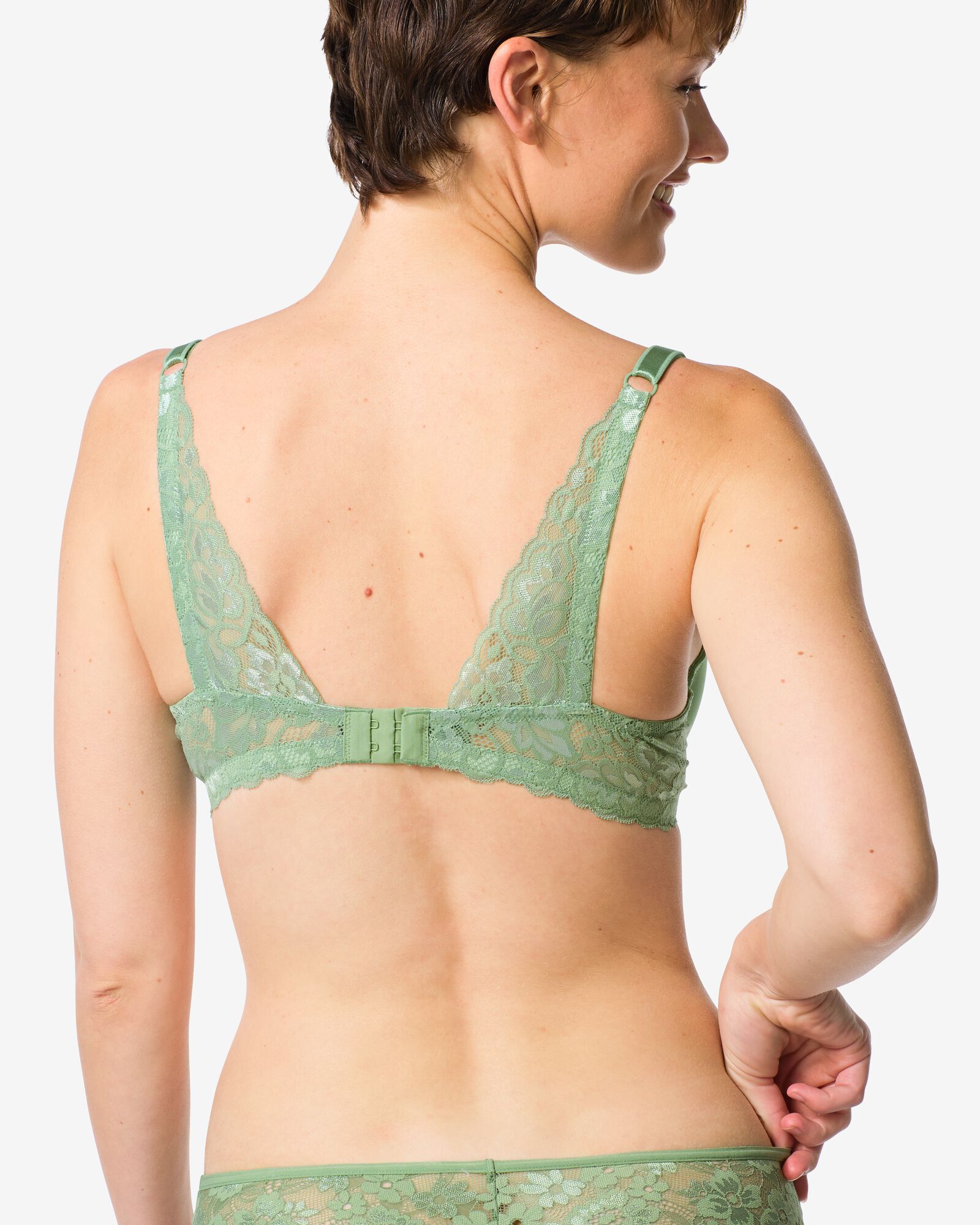 push-up bh met beugel groen - 21805670GREEN - HEMA