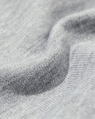 short homme coupe droite tissu sweat gris chin&eacute; gris chin&eacute; - 2109980GREYMELANGE - HEMA