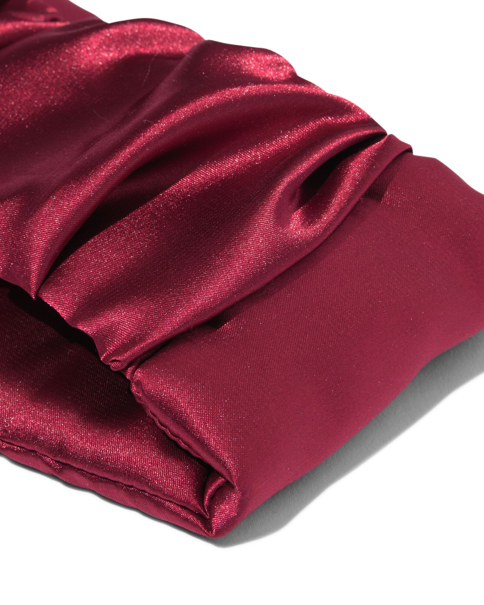 masque de sommeil satin bordeaux - 18670055 - HEMA