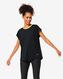 t-shirt de sport femme noir noir - 1000030577 - HEMA