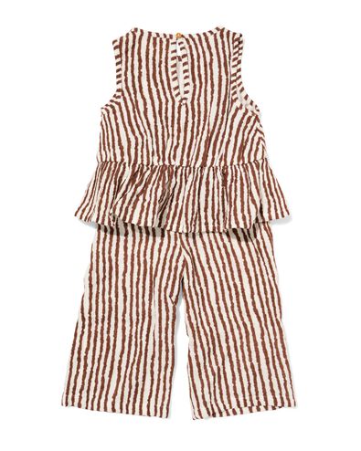 ensemble b&eacute;b&eacute; mousseline rayures marron marron - 33082070BROWN - HEMA