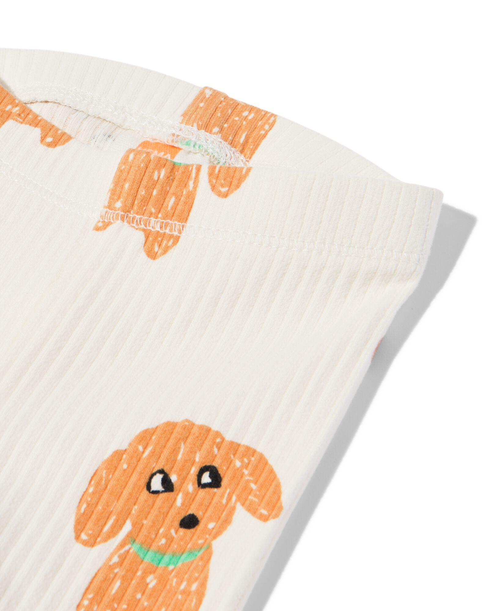 legging c&ocirc;tel&eacute; avec chien pour nouveau-n&eacute; blanc cass&eacute; - 33404220OFFWHITE - HEMA