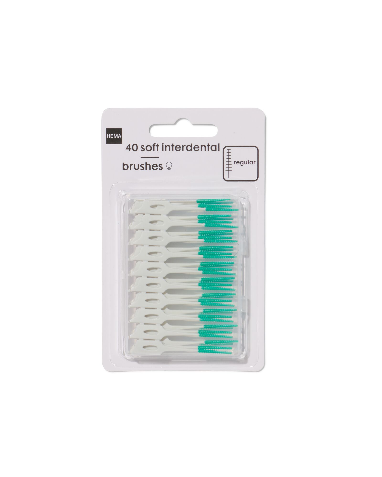 40 brossettes interdentaires regular - 11133386 - HEMA