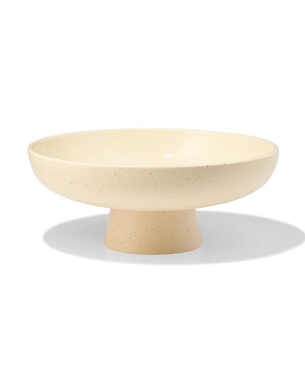 bol sur pied ⌀30x12cm sable c&eacute;ramique - 13325091 - HEMA