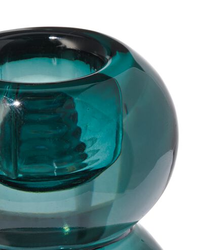 Kerzenhalter, Ø 10,5 x 17 cm, Glas, grün - 13323111 - HEMA