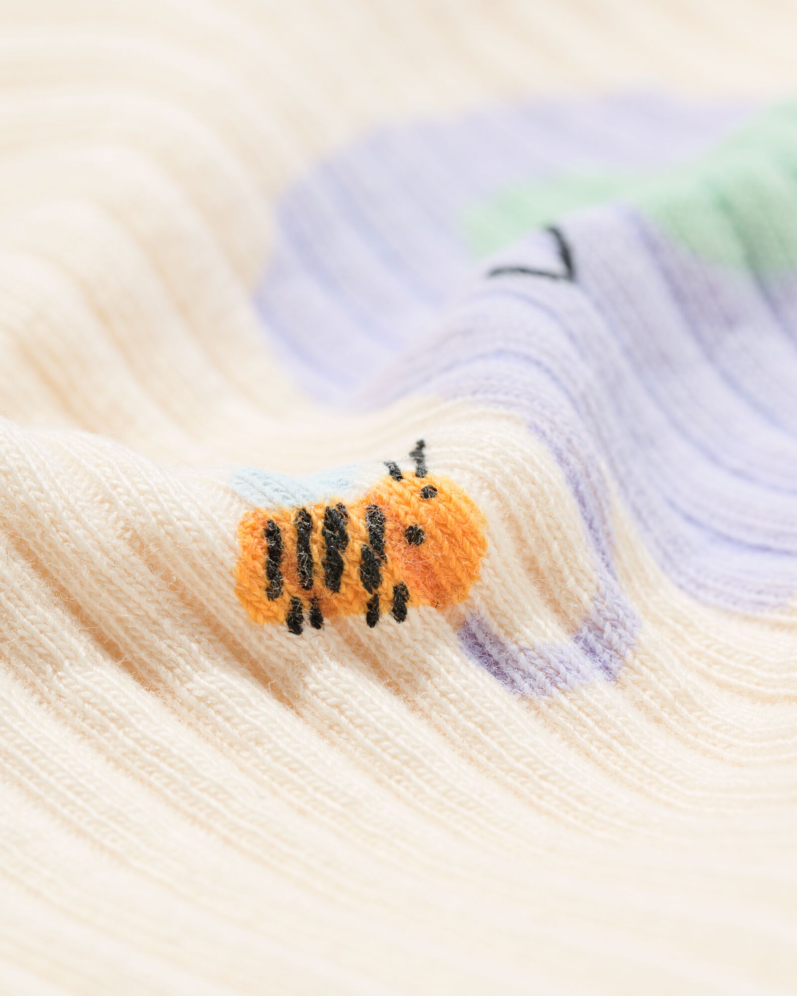 Newborn-T-Shirt gerippt Elefanten ecru - 33421020ECRU - HEMA