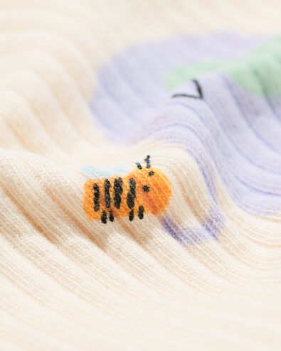 Newborn-T-Shirt gerippt Elefanten ecru - 33421020ECRU - HEMA