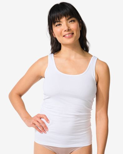 dames singlet wit wit - 1000008379 - HEMA