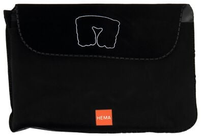 aufblasbares Nackenkissen, schwarz - 18630005 - HEMA