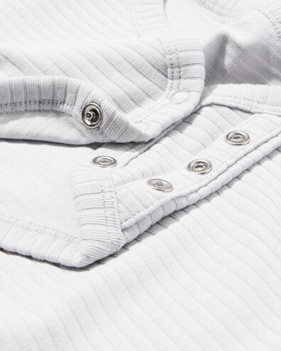 body &eacute;volutif b&eacute;b&eacute; LENZING&trade; ECOVERO&trade; c&ocirc;tel&eacute; - 2 pi&egrave;ces gris clair gris clair - 33307160LIGHTGREY - HEMA