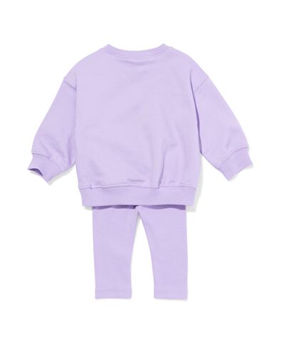 baby kledingset hartjes paars paars - 33044170PURPLE - HEMA