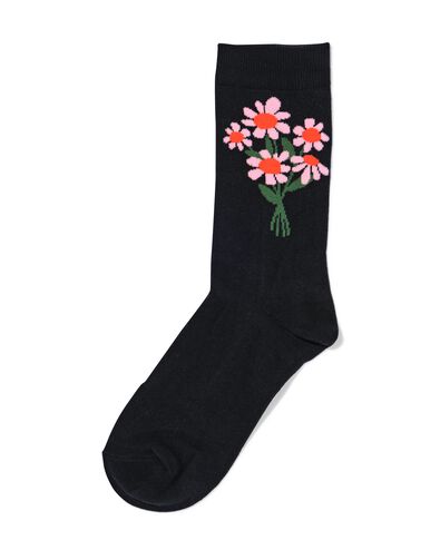 Socken Make my Daisy  schwarz - 4124110BLACK - HEMA