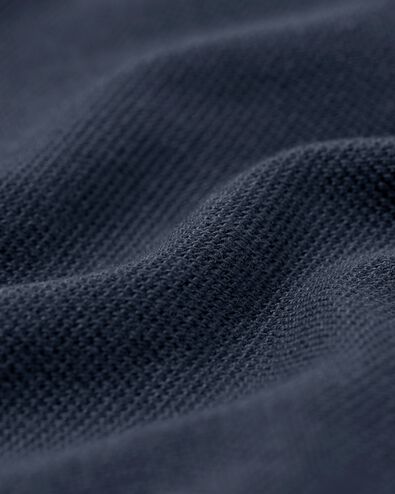 Herren-T-Shirt, Piqué dunkelblau dunkelblau - 2115901DARKBLUE - HEMA