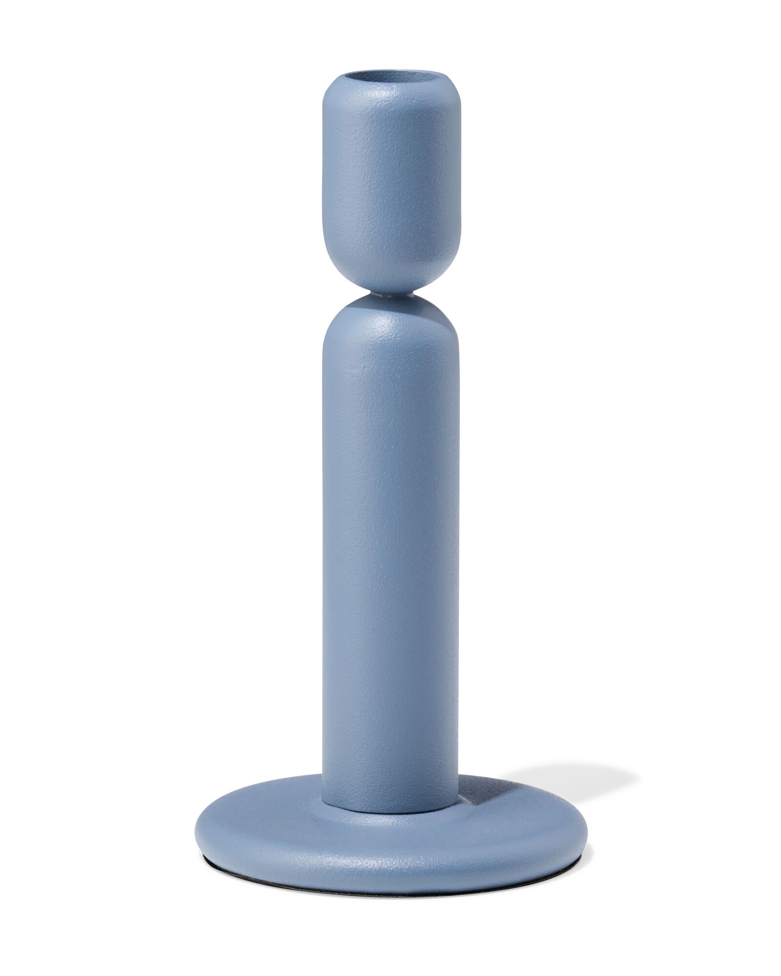 Kerzenst&auml;nder, 9,2 x 13,9 cm, Metall, hoch, Grau - 13325097 - HEMA