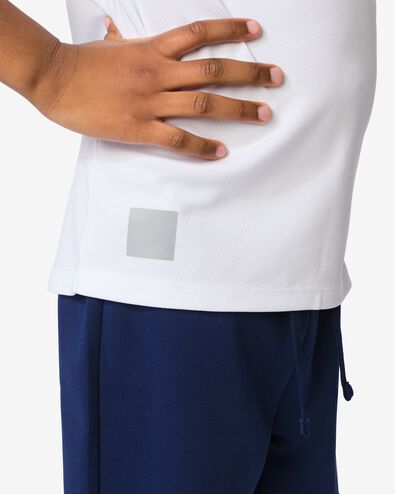 T-shirt de sport enfant blanc - 30670088WHITE - HEMA