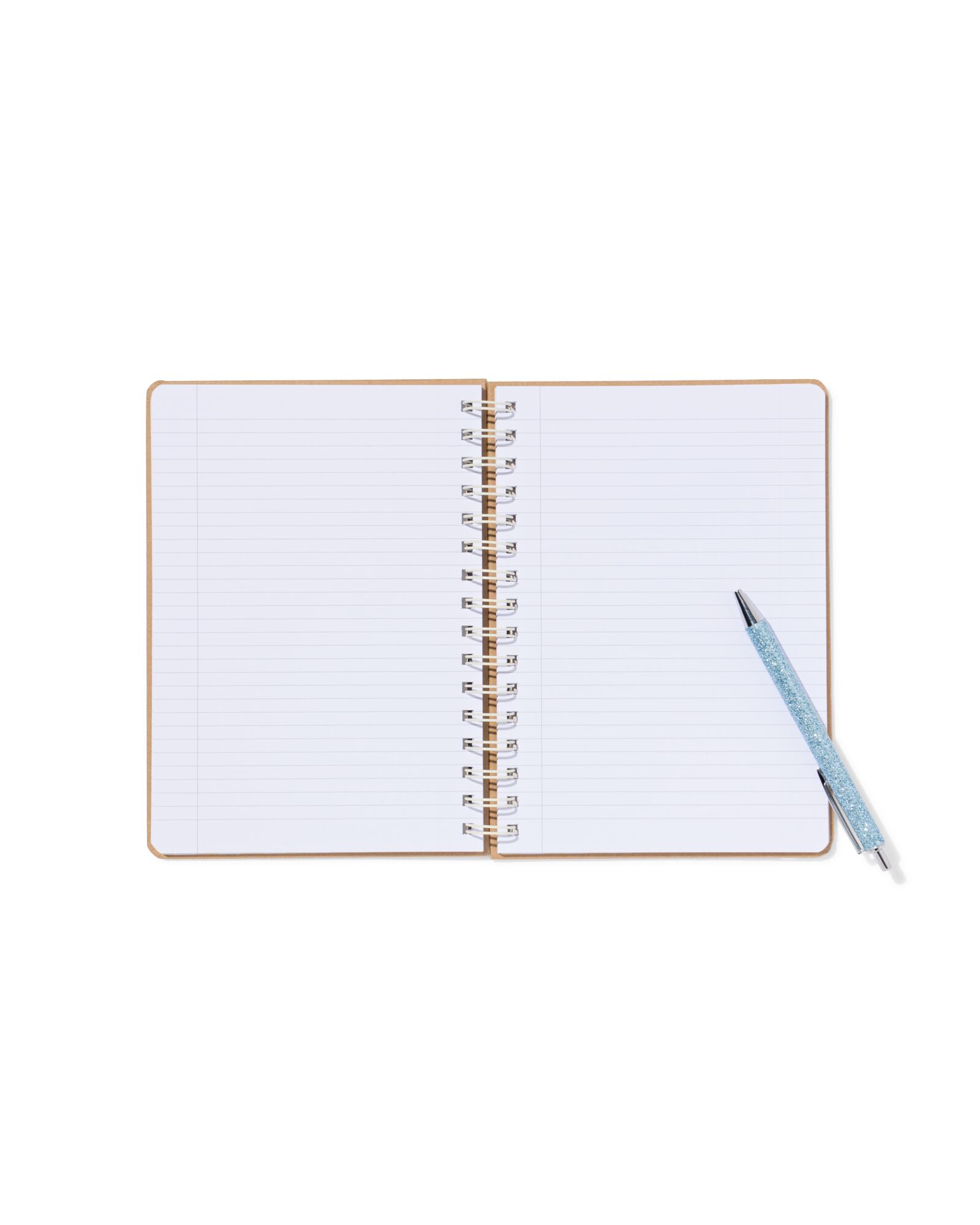 carnet A5 lignes kraft - 14120127 - HEMA