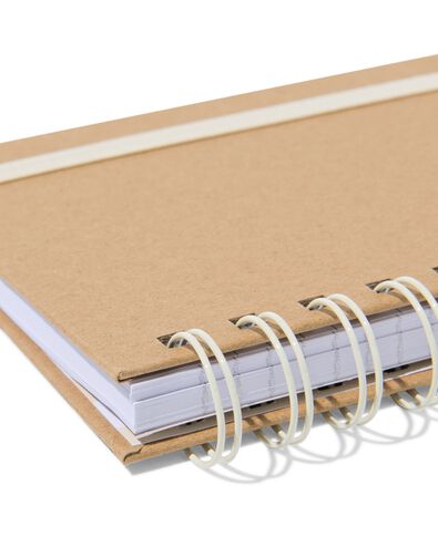 notitieboek A6 gelinieerd kraft - 14120124 - HEMA