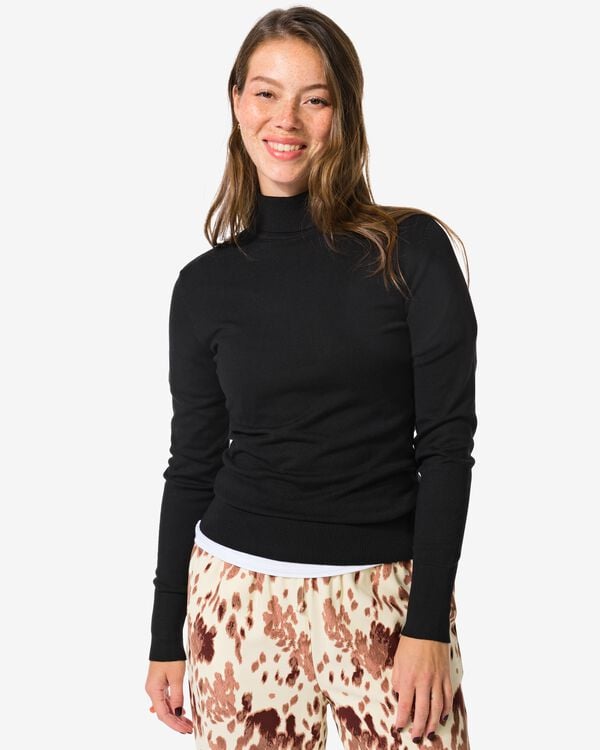 Damen-Rolli schwarz schwarz - 1000015659 - HEMA