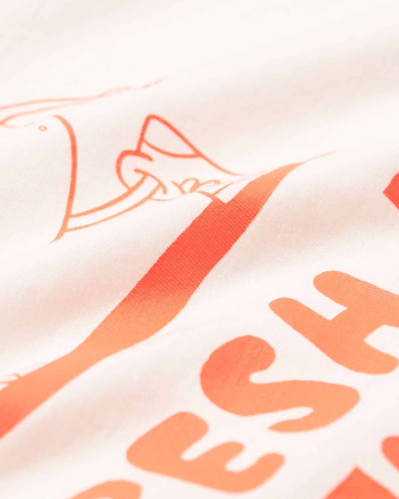 kinder T-shirt Koningsdag gebroken wit - 30742755OFFWHITE - HEMA