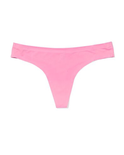 Damenstring Second Skin, Mikrofaser rosa rosa - 19602463PINK - HEMA